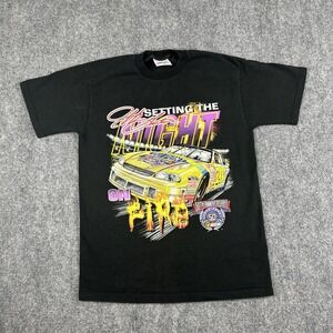 VINTAGE 1998 Jeff Gordon NASCAR 50th Anniversary Shirt Double Sided Medium